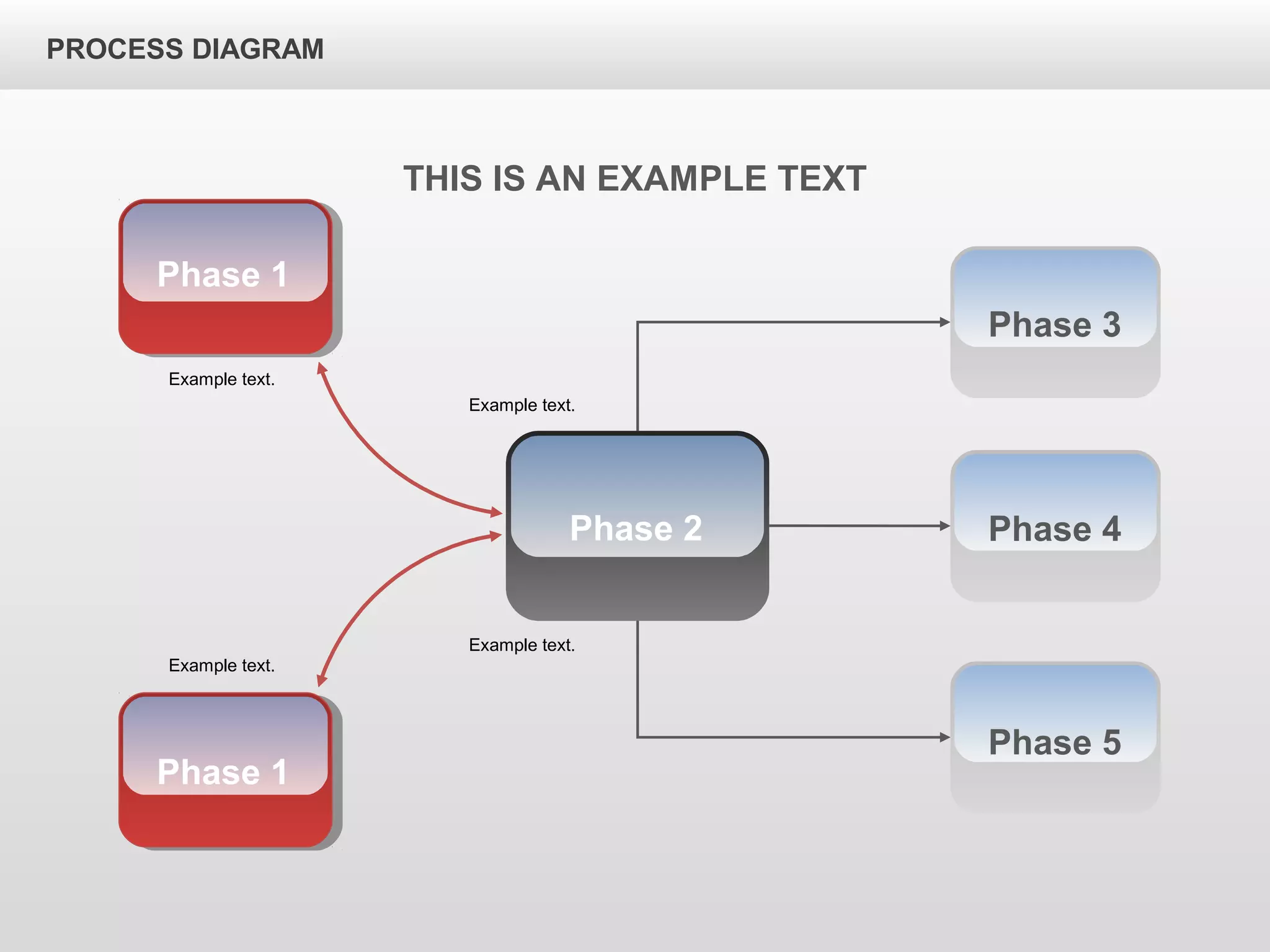 Process Flow Chart for PowerPoint by PoweredTemplate.com