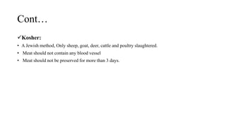 Process flow of poultry processing