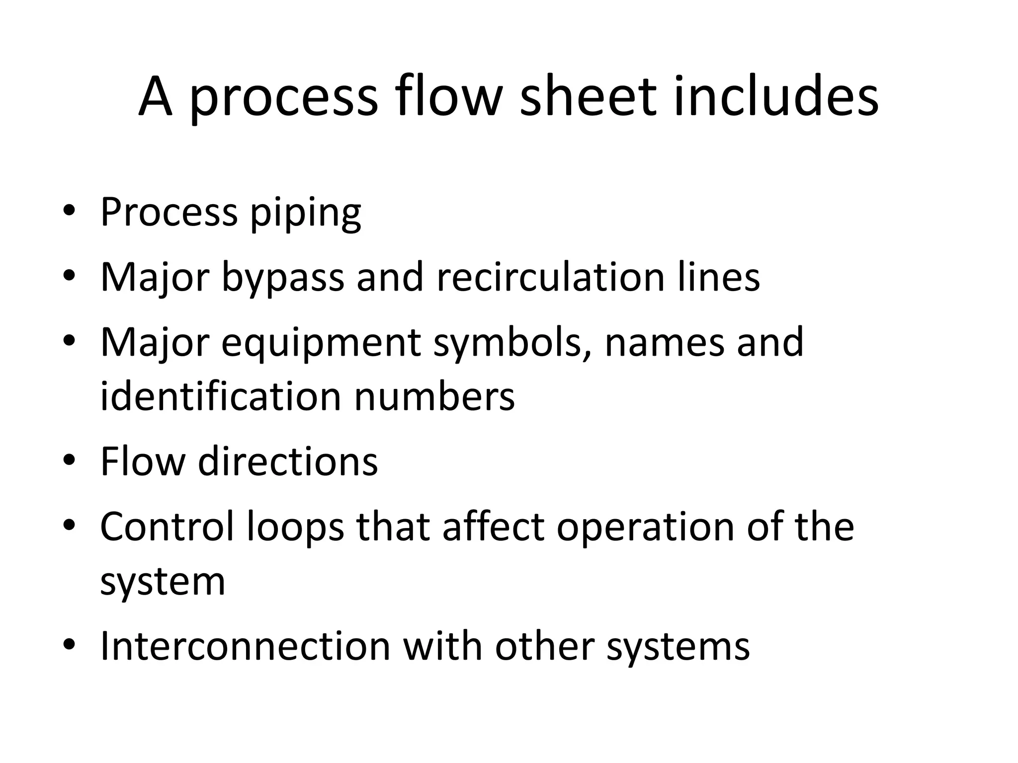 Process flow sheet diagram | PPTX