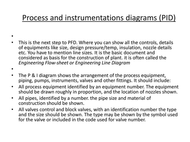 Process flow sheet diagram | PPTX