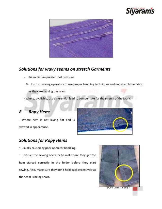 Garment manufacturing process from fabric to poduct | PDF