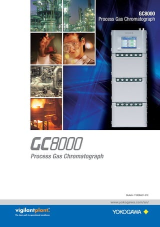 www.yokogawa.com/an/
Bulletin 11B08A01-01E
Process Gas Chromatograph
GC8000
Process Gas Chromatograph
 