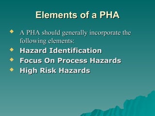 oil and gas industry process Hazard analysis | PPT