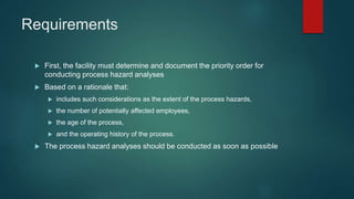 Process hazard analysis (pha) | PPTX