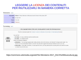 https://commons.wikimedia.org/wiki/File:Sferisterio-2017_(%C2%A9Musicultura).jpg
LEGGERE LA LICENZA DEI CONTENUTI
PER RIUTILIZZARLI IN MANIERA CORRETTA
https://it.wikipedia.org/w/index.php?
title=Programma_Apollo&action=history
 