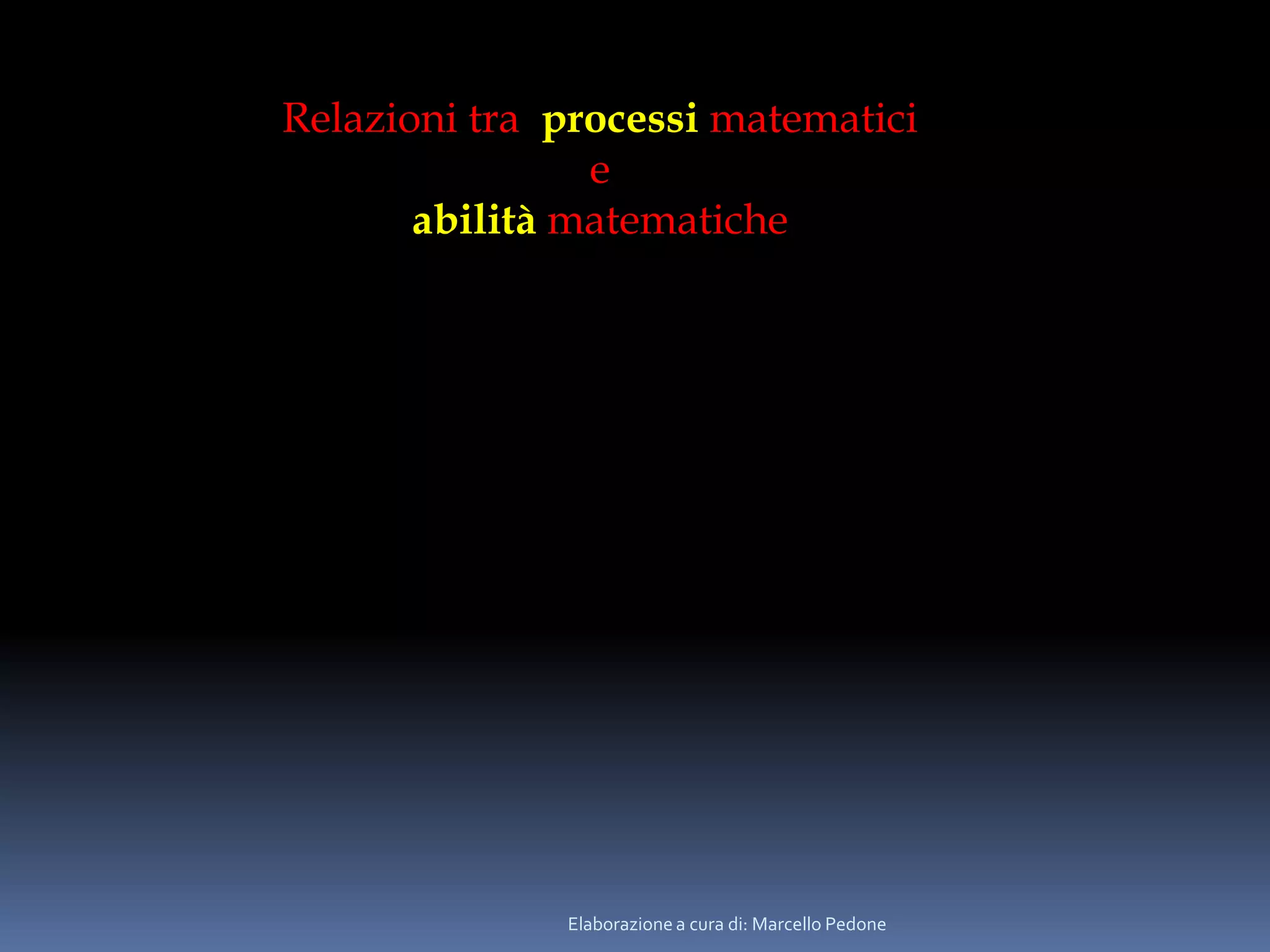 L'Autismo e le Abilità Matematiche Eccezionali