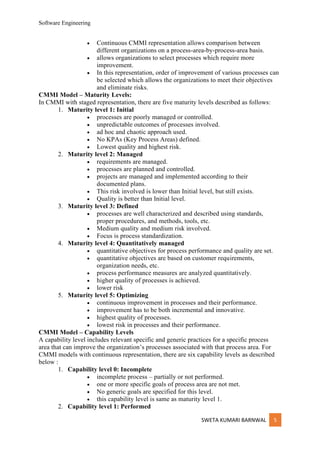 Process improvement & service oriented software engineering | PDF