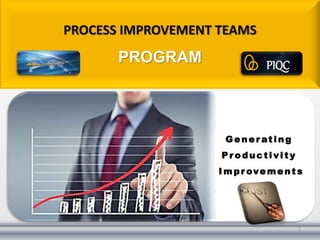 PROCESS IMPROVEMENT TEAMS
PROGRAM
1
PIQC
Gener ati ng
P r oducti vi ty
Impr ovements
 