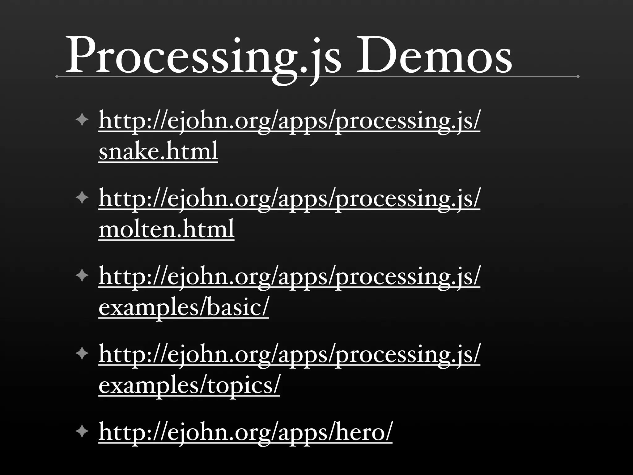 Processing and Processing.js