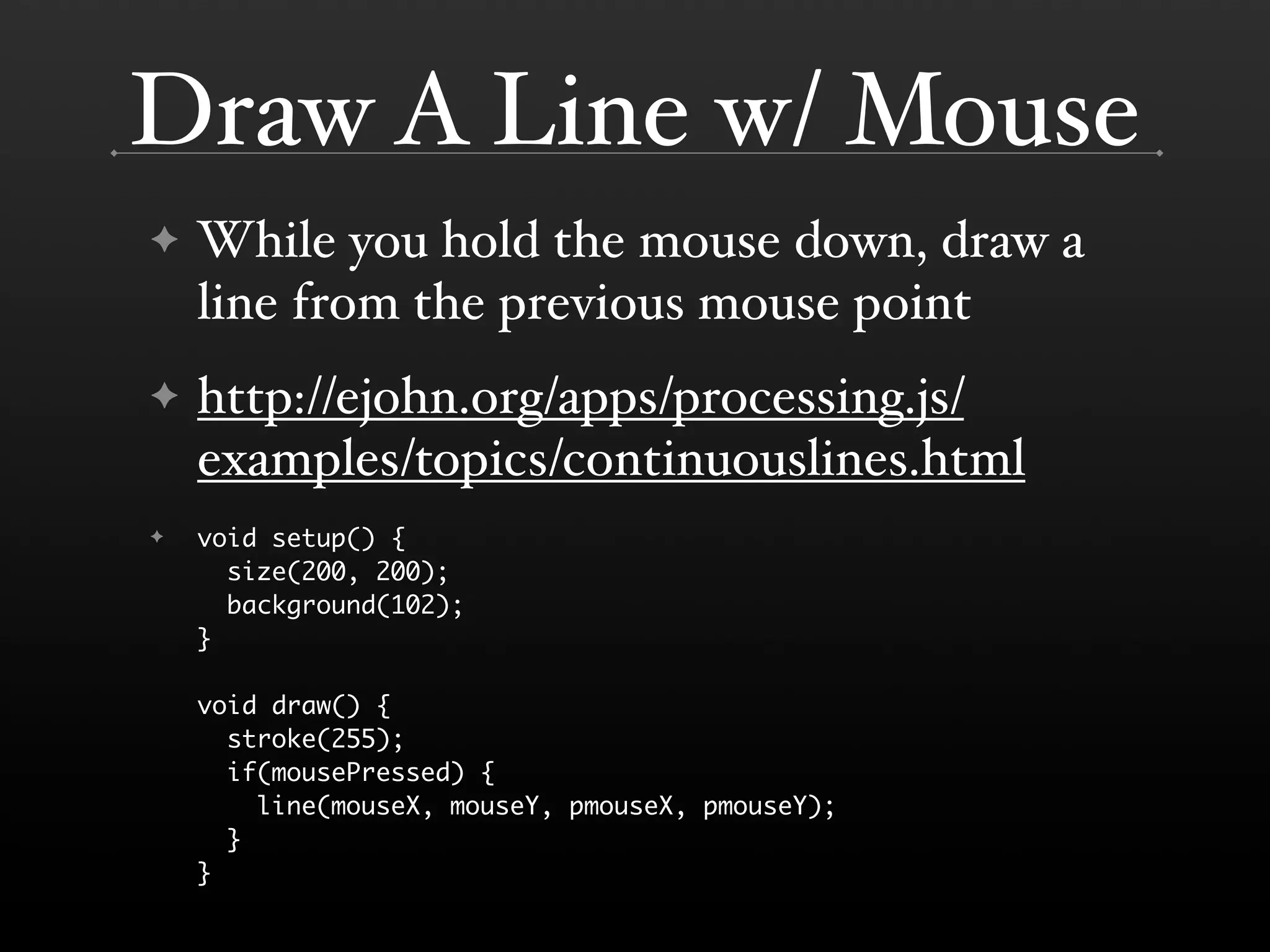 Processing and Processing.js