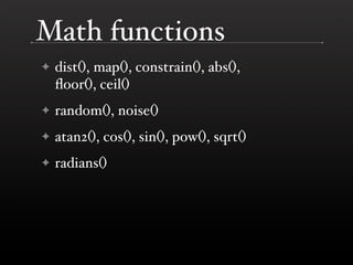 Processing and Processing.js