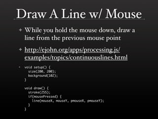 Processing and Processing.js