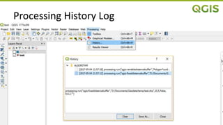 Processing History Log
 