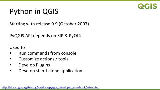 Qgis Processing At Linuxwochen Wien Pydays 17