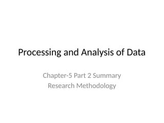 Comprehensive Guide to Data Processing and Analysis in Research ...