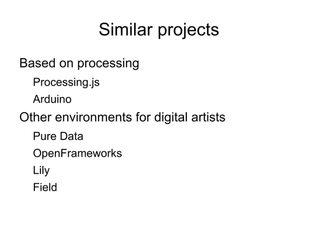 Processing and Arduino | PPT