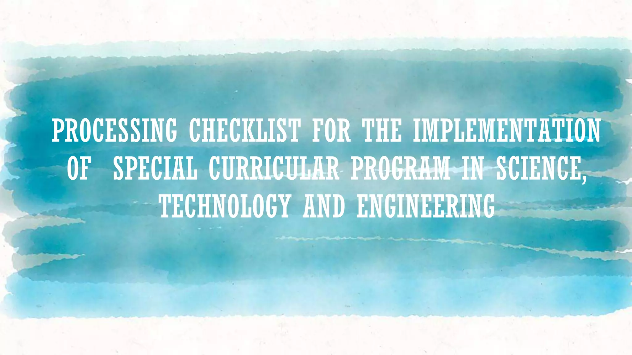 Special Science Elementary School Project PPT