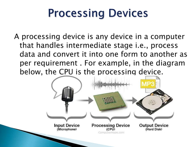 Processing devices