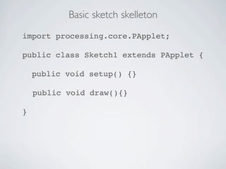 Processing in intellij | PPT