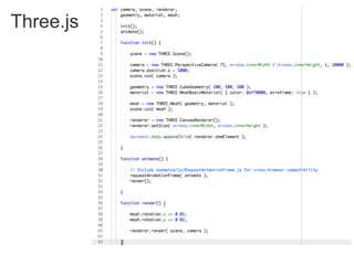 Three.js
 