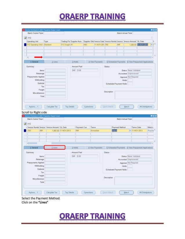 processing standard invoices and verify supplier balances
