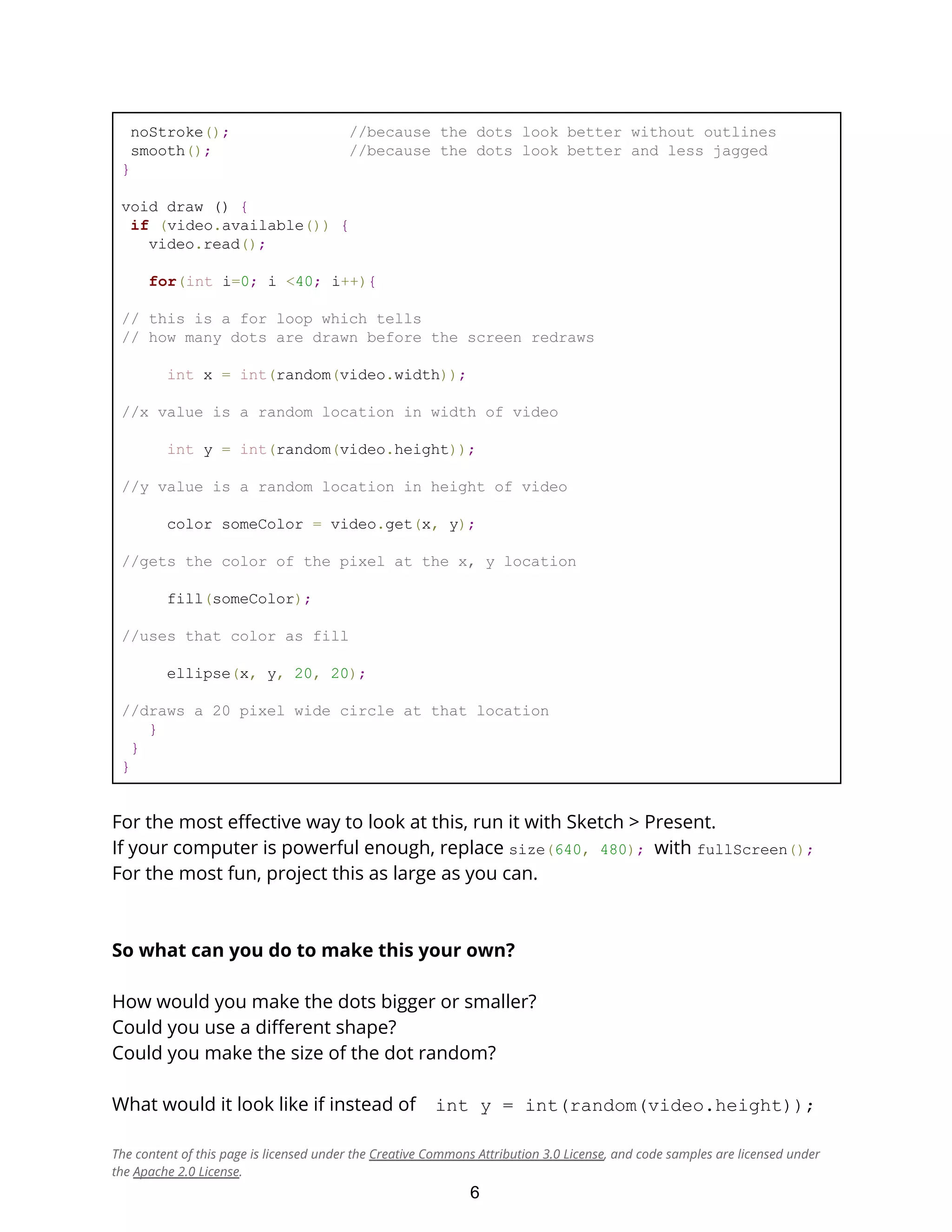 Elizabeth Perry: Processing programming language, part 2 | PDF