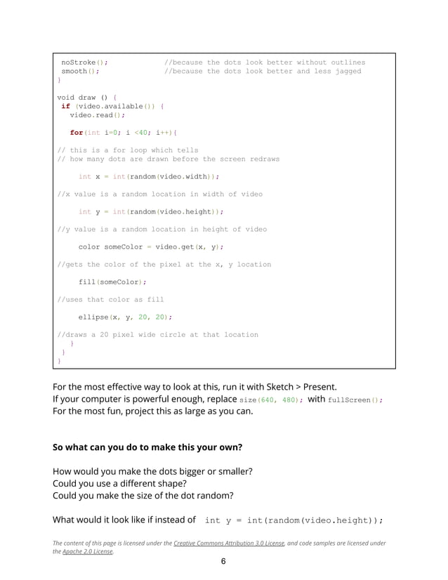 Elizabeth Perry: Processing programming language, part 2 | PDF