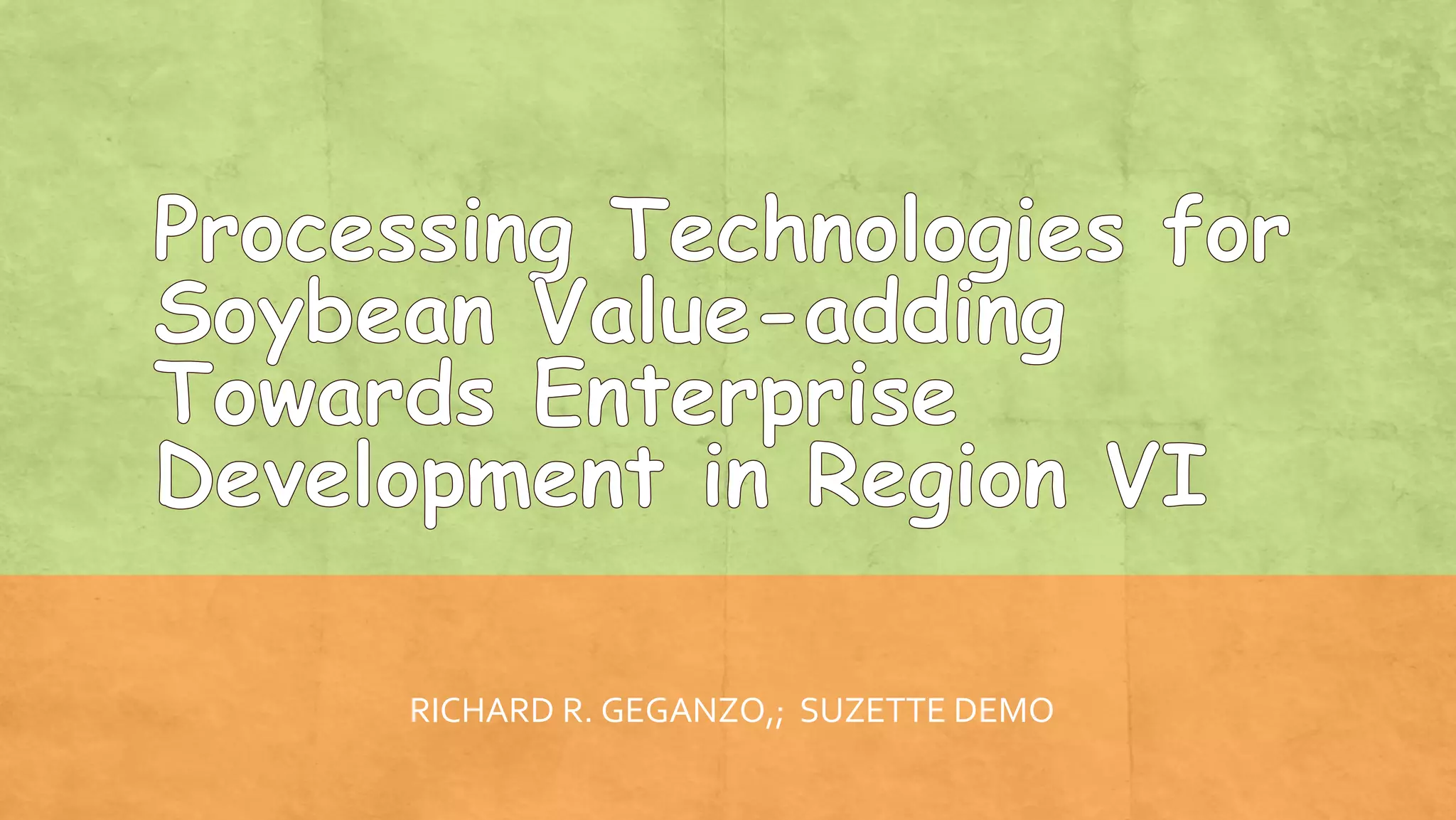 RICHARD R. GEGANZO,; SUZETTE DEMO
 