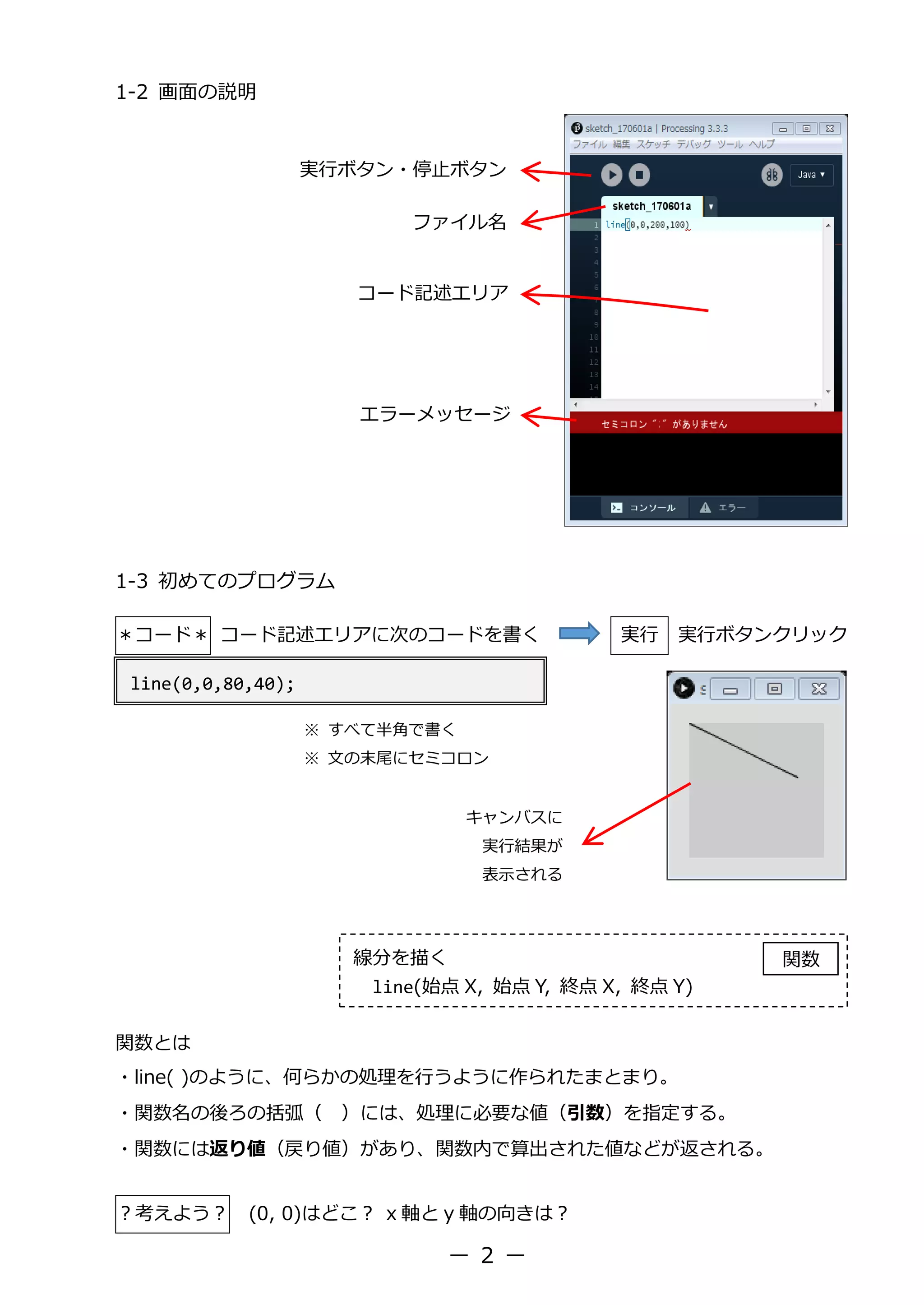 Processing授業テキスト