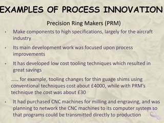 Process innovation & value chain | PPTX