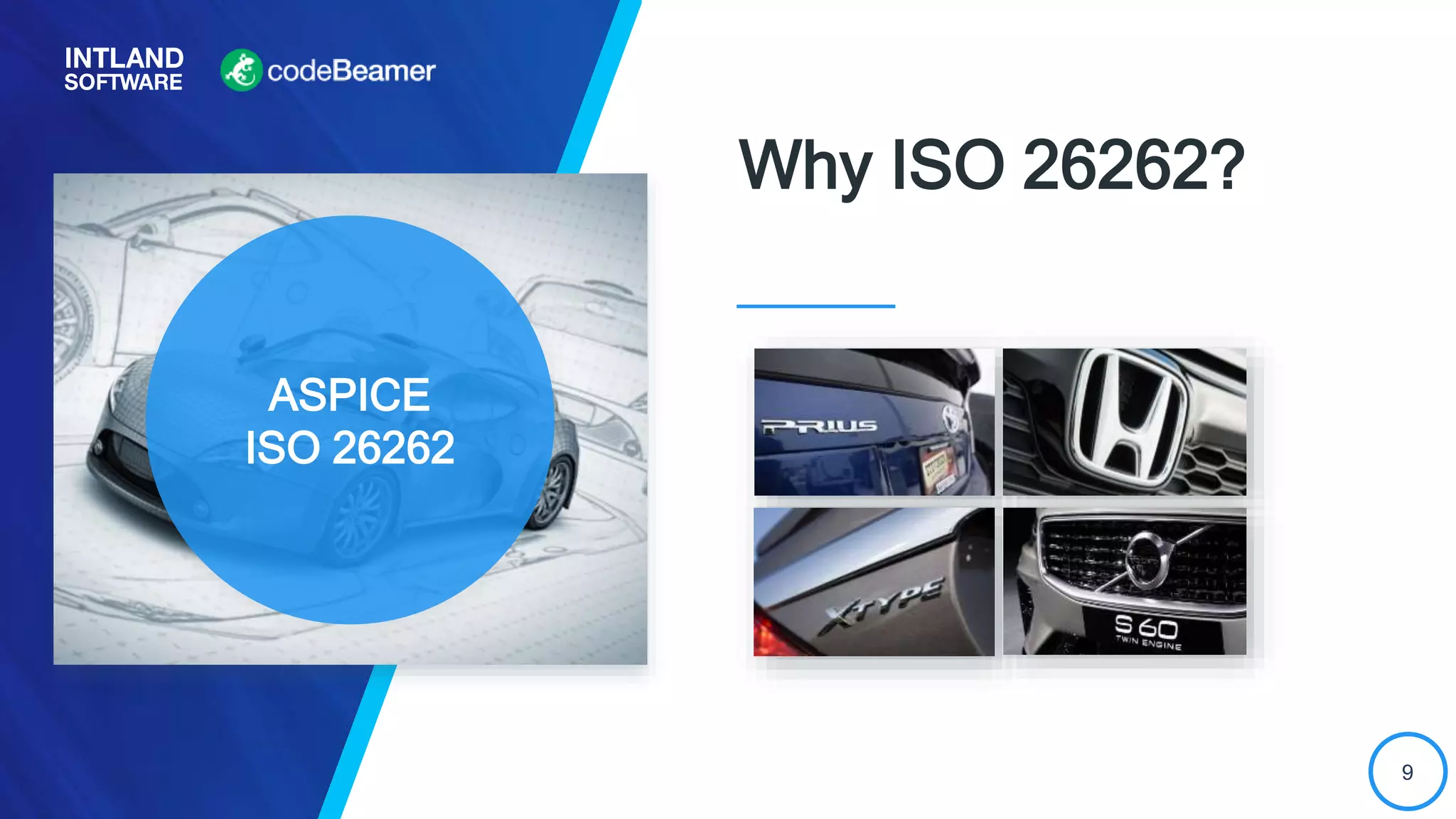 9
ASPICE
ISO 26262
Why ISO 26262?
 