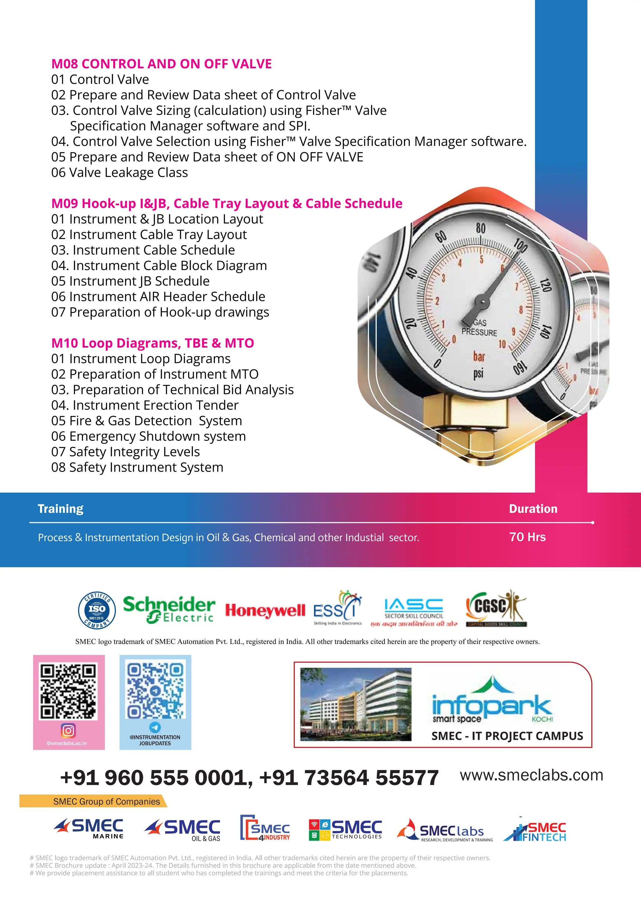 Process & Instrumentation Design in Oil & Gas Course
