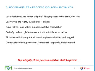 Process Insolution Plug Comprehensive Process Isolation Training and Safety Procedures | PDF