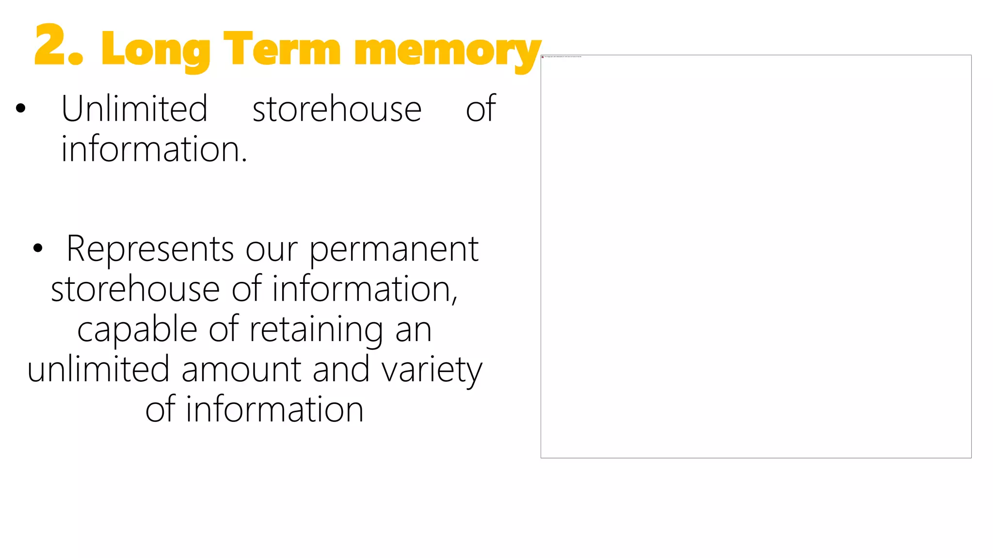 Information processing learning theory | PPT