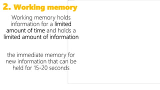 Information processing learning theory | PPT