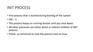 Process management in operating system | process states | PCB | FORK ...