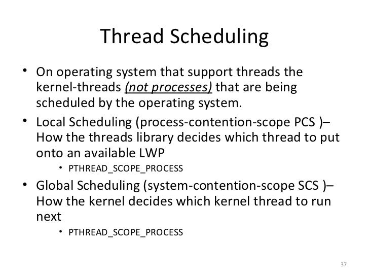 Process management in os