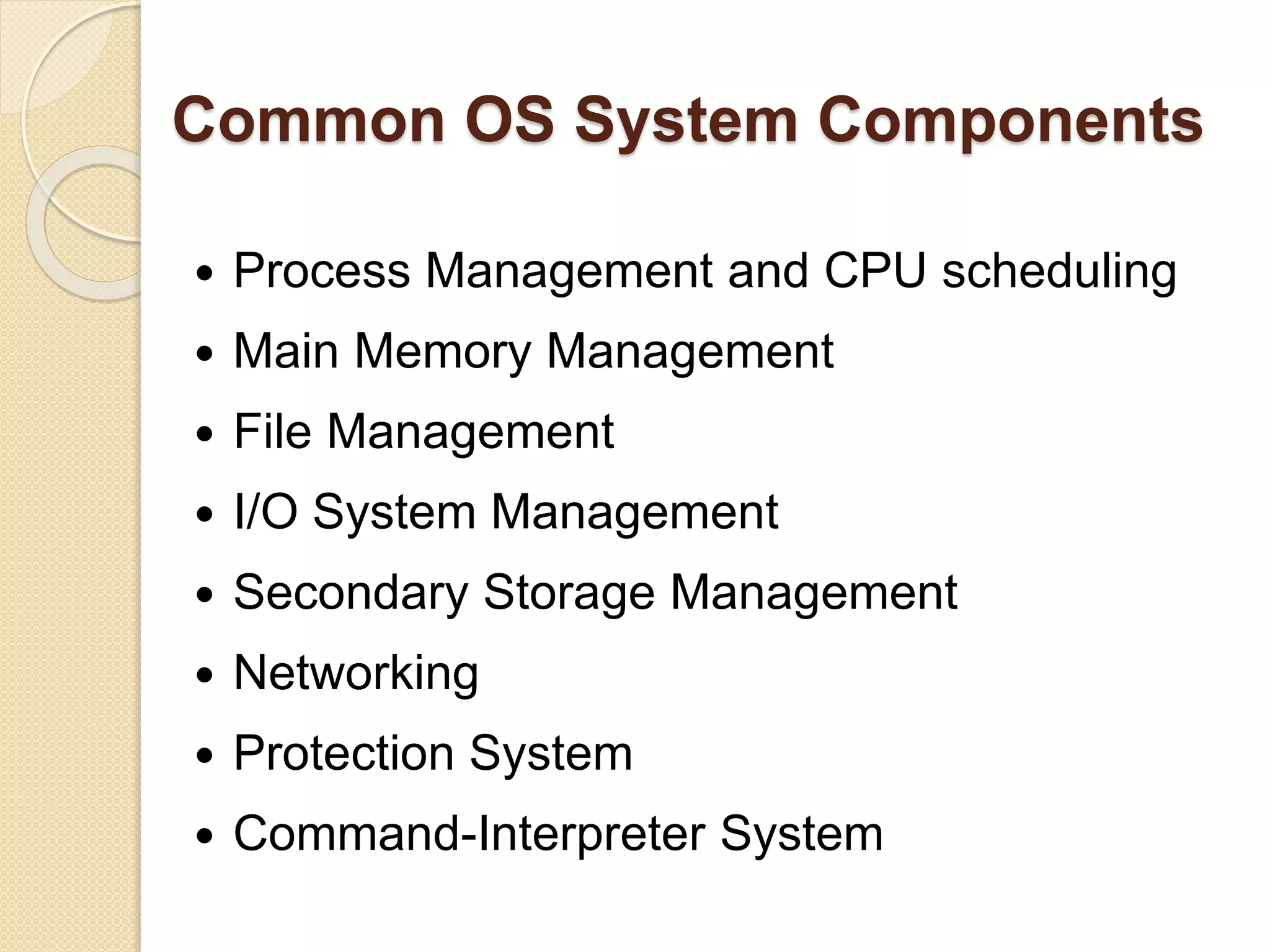 Process management os concept | PPTX | Operating Systems | Computer ...