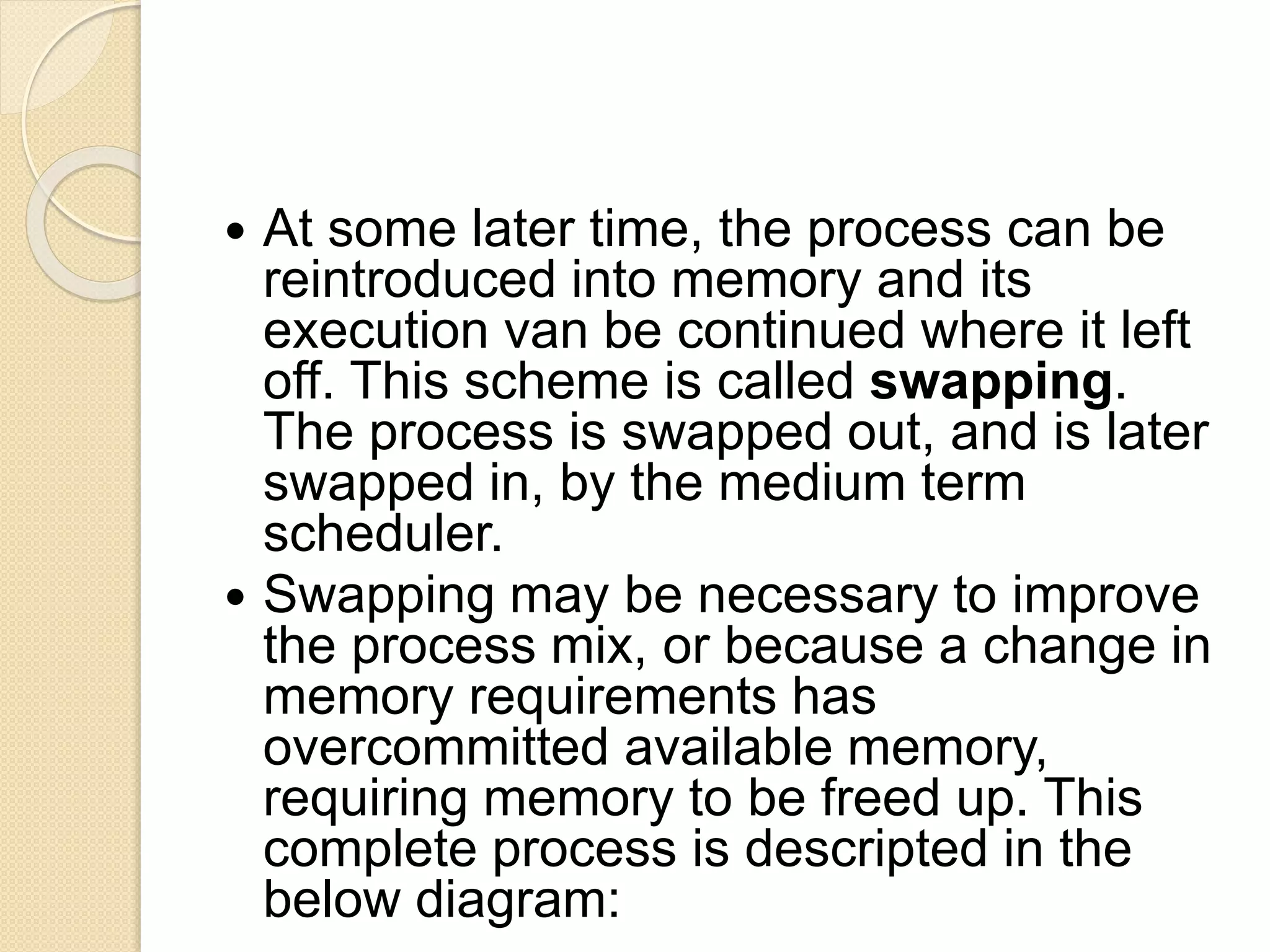 Process management os concept | PPTX | Operating Systems | Computer ...