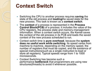 Process management os concept | PPTX