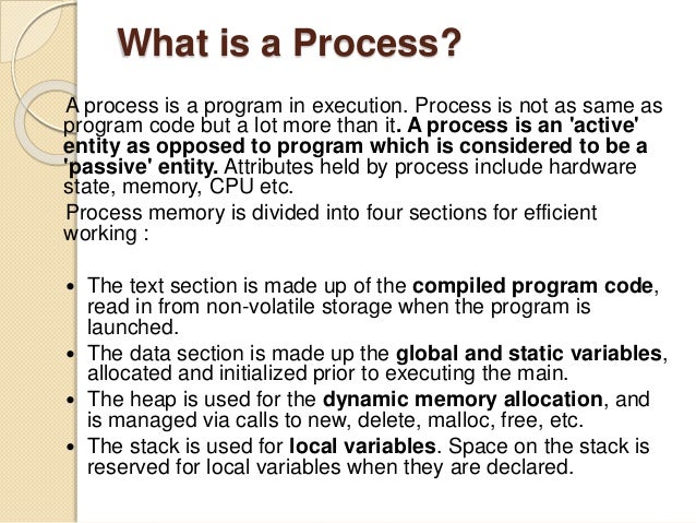 Process management os concept