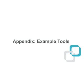 Appendix: Example Tools
 