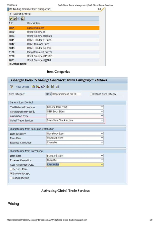 Process map sap gtm | PDF