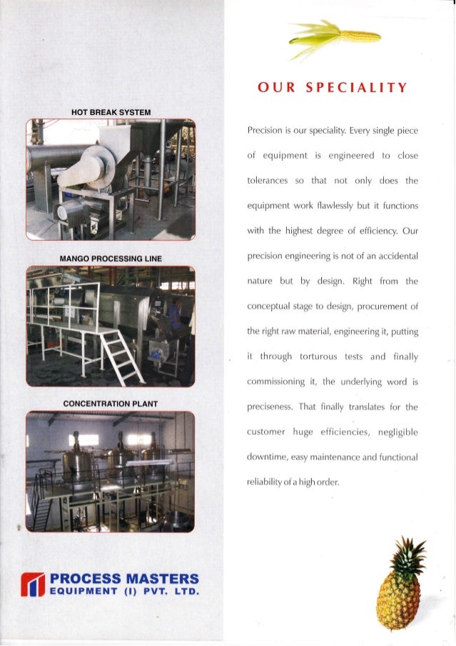 Process Masters Equipment [I] Pvt. Ltd, Maharashtra, Food Processing