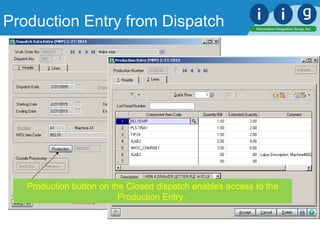 IIG's Process Manufacturing Solution for Sage 100 | PPT
