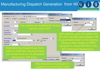 IIG's Process Manufacturing Solution for Sage 100 | PPT