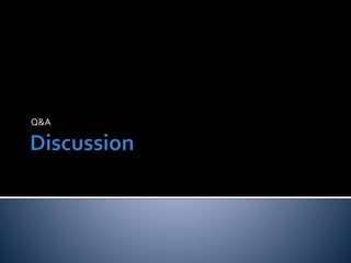 Q&A