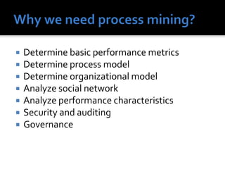 Process mining in business process management | PPT