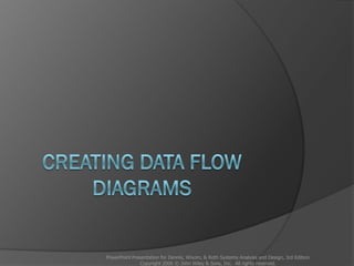 PowerPoint Presentation for Dennis, Wixom, & Roth Systems Analysis and Design, 3rd Edition
Copyright 2006 © John Wiley & Sons, Inc. All rights reserved.
 