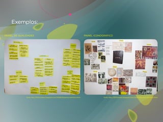 Exemplos:

PAINEL DE QUALIDADES                                                                PAINEL ICONOGRÁFICO




              fonte: http://1001cordeis.blogspot.com/2008/09/painel-semntico.html               fonte: http://1001cordeis.blogspot.com/2008/09/painel-semntico.html
 